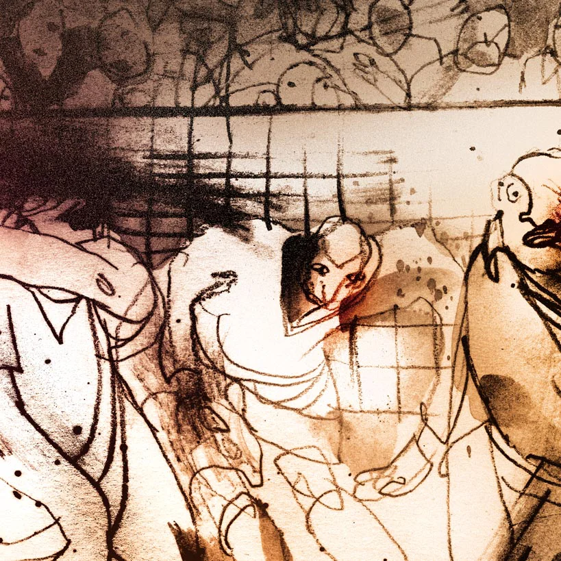 Serge Dehaes - Vernissage - Expo "Foot"