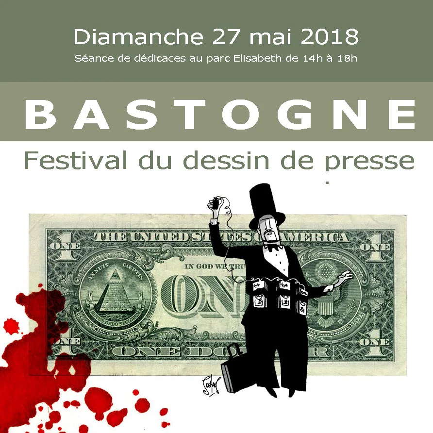 Serge Dehaes - Dédicaces - Festival international de la caricature et du dessin de presse