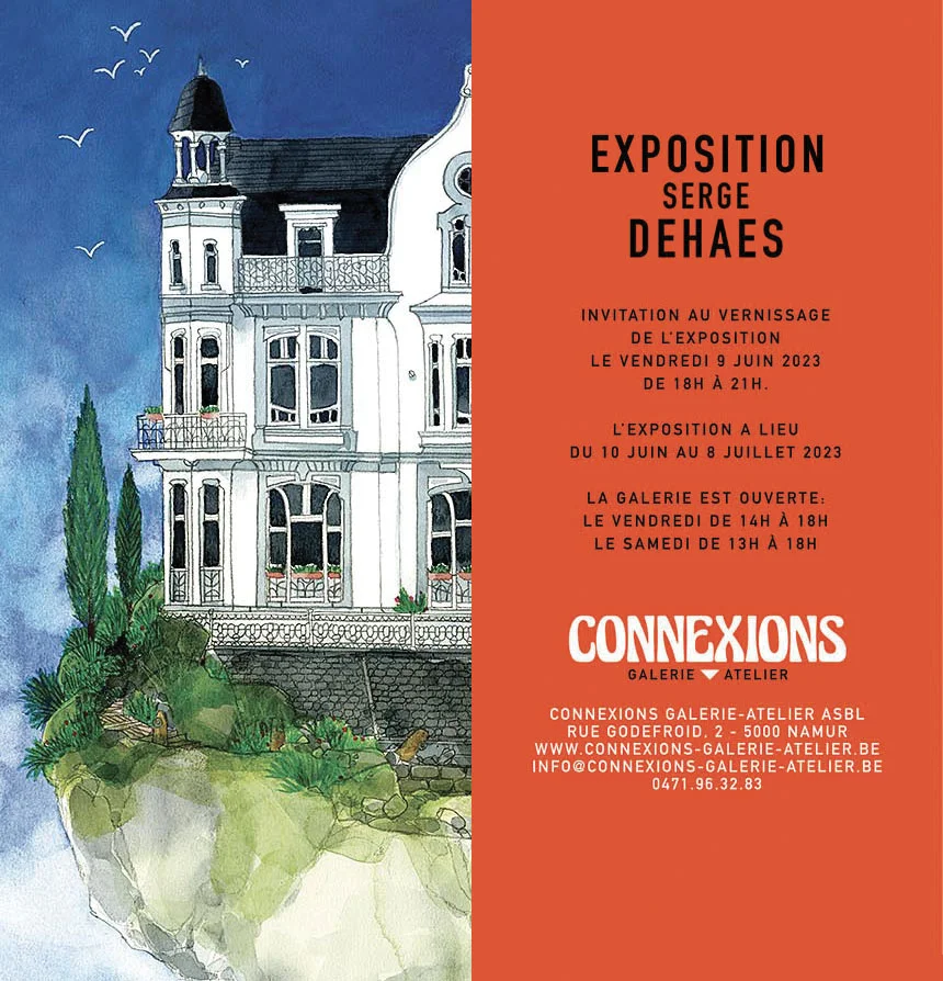 Serge Dehaes - Vernissage - Expo Galerie Connexions