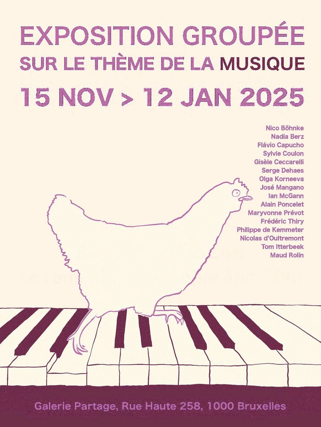Serge Dehaes - Expo - Expo collective « Music » 