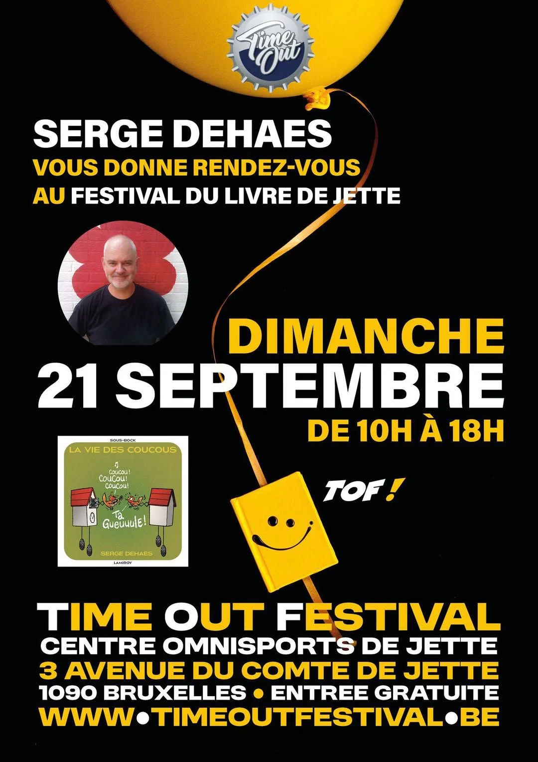 Serge Dehaes - Dédicaces - Time Out Festival