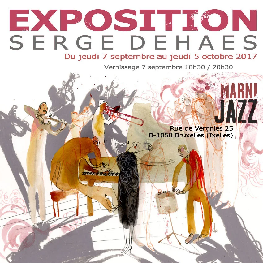 Serge Dehaes - Expo - Exposition Marni Jazz Festival 